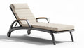 Aluminum Outdoor Reclining Lounge Chair – Suitable for Patios and Pools – Fabric Upholstery – 180 x 70 x 30cm