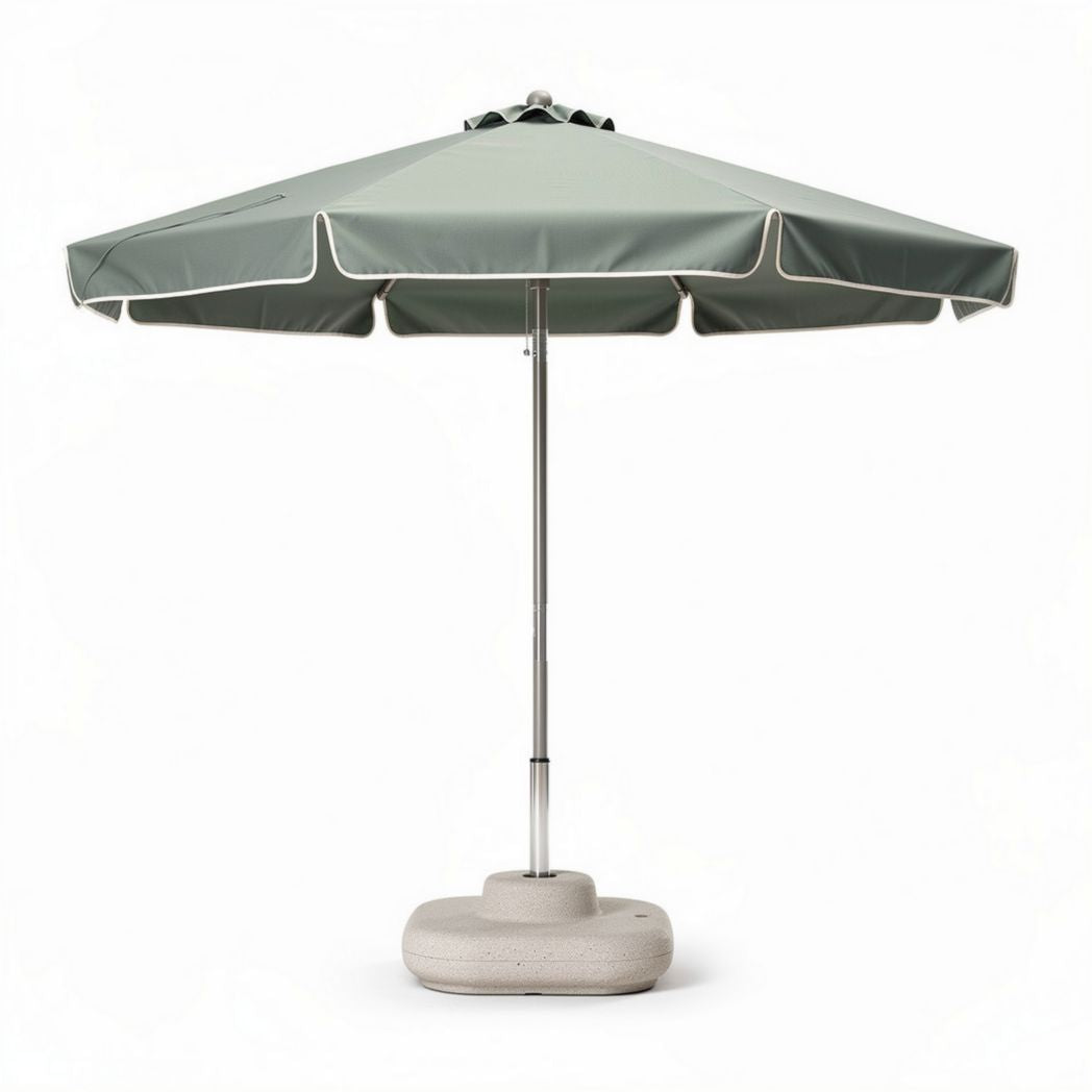 Outdoor Patio Umbrella - Provides Shade for Outdoor Seating Areas - Made of Fabric and Metal - 200 x 200 x 250cm